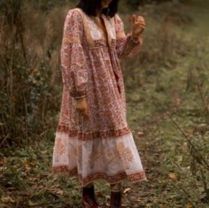 Vitage 70s boho maxi dress